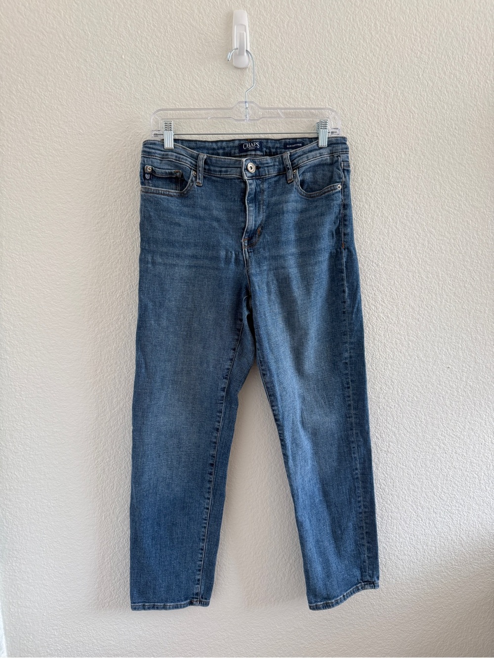 Chaps Women's Blue Slim Boyfriend Denim Jeans